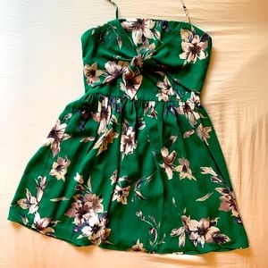 XS Green floral, Sugar Lips dress!